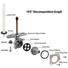 Fuel Tank Petcock Valve With Knob 16950-hm8-003 For Honda Foreman 400 450 500