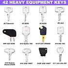 42 Heavy Construction Equipment Master Keys Jcb Volvo Genie Cat Jd Case Bobcat