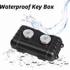 Mini Magnetic Hide A Key Case Holder Hider For Under Your Car Outdoor Waterproof