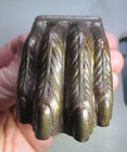 Antique Vintage Table Chair Leg Brass Claw Feet Cap Set Of 4 With Original Nails