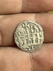 Rare 1158-1214 1 Dinero Spanish Silver Old Medieval Coin Alfonso Viii Castle