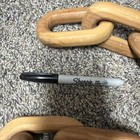 Wow Hand Carved Wooden Chain Seamless 35 Large Links From Single Piece  90    Long