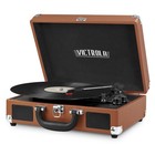 Victrola Vintage 3-speed Bluetooth Portable Suitcase Record Player   Upgraded   