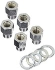 Lug Nut  1 2-20 In Thread  13 16 In Hex Head  Shank Seat  Open End  Washers