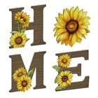  Home Sign Wall Decor Set Of 4  Home Letters Wall Sign  Farmhouse Wooden Home