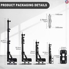 Lomtap Ring Light Wall Mount Adjustable 45 7  Boom Arm Stand For Photography