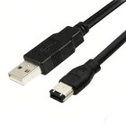 Firewire To Usb Adapter Cable 6-pin Ieee 1394 Male To Usb 2 0 Male Converter Fir