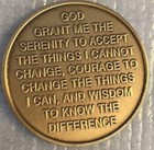 Keep Coming Back Swoosh Serenity Prayer Bronze Recovery Medallion Coin Aa Na