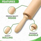 K Basix Classic Rolling Pin 16 5 Inches  Non-stick Rolling Pins For Baking  Prof