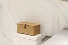 10 2x5 5x4 3in Seagrass Storage Basket With Lid - Handwoven Natural Organizer 