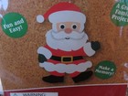 Foam Ornaments Activity Kit - 4 Count - Santa -measures Approx  Average 4 Inches