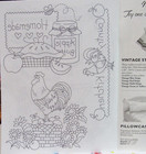 Aunt Martha s Kitchen Designs 400 Embroidery Transfer Pattern Book Chicken Herbs