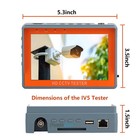 Cctv Test Monitor Iv5 Portable Tool 5 Inch Lcd Screen 8mp Hd Ahd Tester Monit   