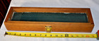 Vintage Wood And Glass Counter Display Case For War Metals Or Memorabilia  17 