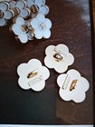 Lot Of 10 12 Mm  Designer Button Chanel Button  Gold Tone 