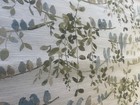 Tapestry     Birds     Designer Upholstery Fabric Roll End Crafts Usps Shiping