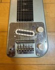 Guyatone Lap Steel Guitar 6-string Electric Hawaiian Vintage Silver Japan