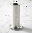 Aeropress Stainless Steel Coffee Press Manual Coffee Maker Portable Brewer