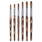 100  Pure Kolinsky Nail Art Brush Oval Shaped Acrylic Powder Pen Manicure Tool