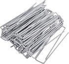 1000 Pcs 11 Gauge 6 Galvanized Landscape Staples   Sod Fabric Pins - Rust Free