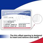 5 Pack - Medicare Card Holder Protector Sleeves _ Clear Vinyl Credit Card Covers