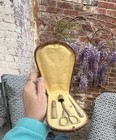 Antique French Sewing Kit Box Scissors Thimble Set Art Deco Silver Needle Case
