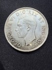 1944 Canadian Silver 50 Cents Half Dollar Coin - Patina Nice Original Lustre