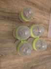 Comotomo Green Baby Bottles - Set Of 5 Wide Neck Most Never Used No Box