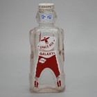 Vintage Galaxy Space Man Space Ace Red Grape Punch Syrup Glass Bottle coin Bank