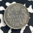 1885 Canada 5 Cents Lot t7807 Silver  Better Date