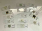 24pcs Geology Microscope Prepared Slides Mineral Thin Section Slides Set