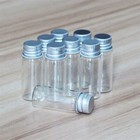 4ml 20-200pcs Glass Bottles Essential Crafts Screw Mini Aluminum Vials Oils Diy