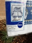 New 1998 Vtg Pillsbury Poppin    Fresh Doughboy Curtains 1 Pair Tailored Tier