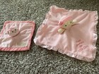 Kids Preferred Lovey Lovie Baby Security Blanket Plush Doll Girl Pink Satin Edge