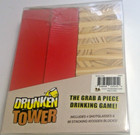 New Drunken Tower Game 4 Shot Glasses Wooden Blocks W  Drink Commands Adult Gift