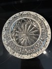 Galway Crystal 3 Cigar Ashtray - Very Heavy  7 3 8  Diameter X 2 1 2   4 25 Lbs