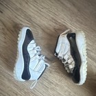 Jordan Air Jordan 11 Toddler Sneakers Us 4 White black Leather Lace-up