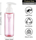 Travel Bottles Plastic Pump Bottle Dispenser Tsa Approved 3 4oz 100ml 4 Pack Tra