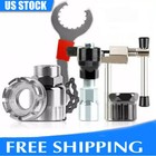 6pcs Bike Repair Tool Kit Crank Chain Cutter Extractor Bracket Freewheel Puller