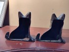 Large   Heavy Solid Bronze Bookends  2  - Scottish Terriers-antiques 