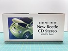 Sharper Image Beetle Cd Stereo Fm Tuner Silver Open Box Very Rare Vw Used