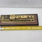 Rehberger Acr Limited Model Brass Train Model 65000 On Wood Base No Box