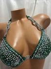 Figure Competition Suit Emerald Green 32b  Cup   Small Bottom