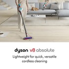 Dyson V8 Absolute Cordless Vacuum   Silver nickel   Refurbished