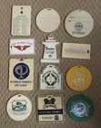 Lot Of 12 Vintage Golf Bag Tags Great Courses 