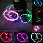 Led Fiber Optic Whip Strip Light 360   7 Glowing Colors Flashlight Show Music  