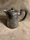 Vintage Elkington Silver Plate Hand Soldered Small Resin Handle Coffee Pot