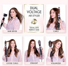    6 In 1 Professional Hot Air Styler Dual Voltage   Straightener   Styling Witho