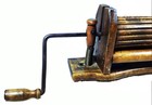 Antique Farmhouse Wooden Clothes Wringer   Hand Crank    circa 1870-80   s 