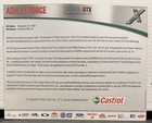 2008 Ashley Force Castrol Gtx Autographed Hero Card Jsa Certified